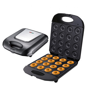 Máquina para Hacer Donuts de 16 Orificios con Calentamiento de Doble Cara y Enchufe Británico, Equipo de Panadería - Product Image 1