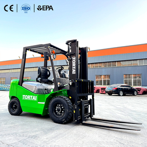 Forklift Diesel Baru Kapasitas 2.5 Ton 3 Ton Forklift Kompak Segala Medan Forklift Tiang 2/3 Tingkat Forklift Teleskopik Diesel 4x4 - Product Image 2