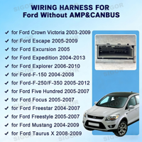 Harness Kabel Radio Mobil Aftermarket Android 16Pin PVC untuk Ford F Series Escape Expedition Focus Lincoln Mercury Non Amp Canbus
