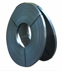 Лента 12,7 мм черная окрашенная и вощеная стальная лента для упаковки