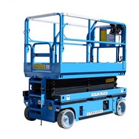Plateforme élévatrice à ciseaux en acier robuste Lemax LS10 3-14m, capacité de 450 kg, autopropulsée, électrique, hydraulique