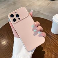 Coques de téléphone BAILI Factory en TPU souple anti-chute, couleur unie, transformables instantanément en IP 17 PRO MAX, grande fenêtre, protection lisse