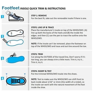 Plantillas Masajeadoras para Pies, Protector de Suela, Almohadilla para Talón, Plantillas para Fascitis Plantar, Soporte para Pies, Plantillas Inteligentes - Product Image 6