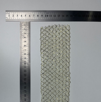 Tissu maille filet transparent en polyester tricoté, élastique, respirant, antistatique, pour robes de mariée, de soirée, couture et artisanat DIY