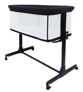 <span class=keywords><strong>Lit</strong></span> bébé portable moderne, <span class=keywords><strong>lit</strong></span> cododo pour nourrisson, hauteur réglable, côtés entièrement en maille, berceau avec moustiquaire en coton, articles pour bébé - Product Image 4