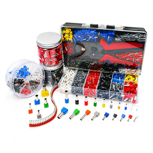 100 teile/paket VE/<span class=keywords><strong>TE</strong></span>/EN Isolierte Kupfer-Messing-Rohrkabel-Kabel-Crimpkabel-End-Bootlace-Ferrule-Anschluss klemmen - Product Image 6