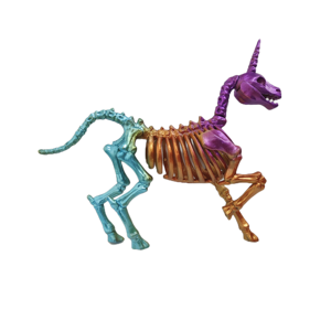 Factory Manufacture Classic <b>Plastics</b> Holiday Decor Halloween Celebration Props <b>Animal</b> Skeleton Model - Horse Skeleton - Product Image 2
