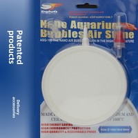 Diffuseur de bulles silencieux à haute pression en pierre d'air nano pour aquarium et bassin à poissons, 75 mm, 100 mm, vente en gros
