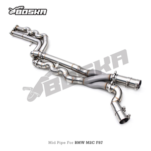 Custom SS304 Equal Length Midpipe <b>with</b> Z-<b>pipe</b> for M2 Competition/M2C 3.0T F87 2018-2023 Racing 316 Z-midpipe Exhaust <b>Pipes</b> - Product Image 2