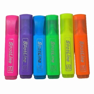 La Fábrica Está Vendiendo Marcadores Planos de Seis Colores, Material Escolar y Bolígrafos de Colores para Dibujo - Product Image 3