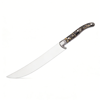 Maßgefertigtes Luxus-Messer mit Umweltfreundlichem Beidseitigem Acrylgriff und Goldfolien-Spitze für Küche und Hochzeitsanlässe