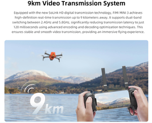 <span class=keywords><strong>Drone</strong></span> FIMI Mini 3 Professional avec caméra 4K, transmission d'images à 9 km, moteur sans balais, <span class=keywords><strong>drone</strong></span> FPV pour les voyages en plein air - Product Image 2