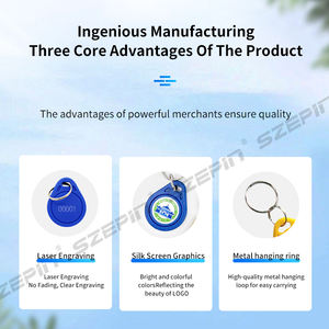 도매 가격 방수 플라스틱 ABS 전자 NFC <span class=keywords><strong>RFID</strong></span> 열쇠 고리 문 잠금 시스템 13.56mhz - Product Image 2