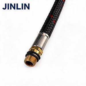 Manguera Trenzada de Acero Inoxidable JINLIN, Tubería <span class=keywords><strong>Flexible</strong></span> Resistente al Calor y a Alta Presión <span class=keywords><strong>para</strong></span> Agua/<span class=keywords><strong>Gas</strong></span>, <span class=keywords><strong>para</strong></span> <span class=keywords><strong>Cocina</strong></span>/Baño/Sanitario - Product Image 2