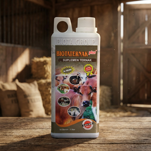 Complément alimentaire liquide pour bétail Biota Group Biotaternak Plus 1 litre pour bovins et animaux d'élevage - Product Image 1