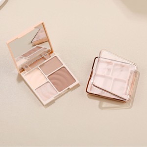 Cajas de Embalaje Cosméticas Metálicas Bronceadas de Bajo MOQ, Bonitas y Atractivas, para Polvos Sueltos, Polvos para Ojos, Contorno y Colorete - Product Image 3