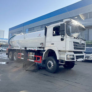 Camion d'aspiration des eaux usées Shacman 6X4 18CBM, camion-citerne à vide pour boues septiques de 18000L, véhicule de nettoyage des égouts municipaux à vendre - Product Image 6