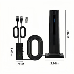 Antenne <span class=keywords><strong>TV</strong></span> amplifiée, intérieure, verticale, longue portée, amplificateur de signal à gain élevé, pour toutes les Smart <span class=keywords><strong>TV</strong></span> 4K 1080P HDTV, chaînes numériques - Product Image 5
