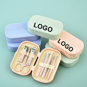 Prezzo basso Mini Manicure e Pedicure accessori Set in acciaio inox strumenti per la cura personale tagliaunghie toelettatura Kit con custodia - Product Image 1