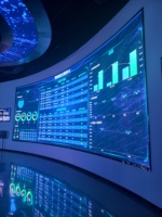 Video Wall LED a Todo Color de Alquiler con Píxeles Finos, 4K HDR10+, Diseño Ligero para Eventos y Publicidad