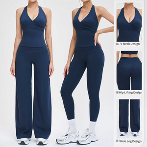 Conjunto Deportivo de Alta Calidad de 8 Piezas para Mujer, para Entrenamiento al Aire Libre, Secado Rápido, Ajuste Ceñido, Espalda Descubierta, Transpirable - Product Image 5