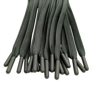 Cordon de serrage pour vêtements, cordon plat tressé creux 10 mm 100 % polyester enduit coloré pour sweat à capuche, ceinture et chapeau - Product Image 2