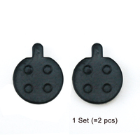 Pastillas de Freno Semimetálicas de 18 mm de Diámetro, Pinza Original Jak para Patinete Eléctrico Xiaomi M365 Pro, Piezas de Alto Rendimiento para Patinete