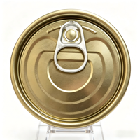 214 #   Capsules métalliques pour boîtes de conserve de 69,9 mm, en émail blanc chromé TFS, à ouverture facile, pour l'emballage du ketchup