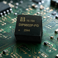 Transformateur réseau YX-TEK DIP9602P-FG 2,5 Gigabit, rapport de transformateur 1CT:1CT, traversant pour interface LAN, développement de circuits imprimés
