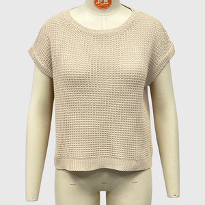 Channel Hauts en tricot pour femme Printemps 2026, Chemises d'été, Pulls à manches courtes coupe ample, Tenues mignonnes pour les vacances à la plage - Product Image 5