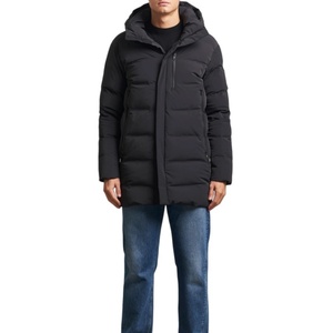 Abrigos Largos de Invierno para Hombre, al por Mayor, OEM, Personalizados, Talla Grande, con Capucha, Casuales, con Cremallera, Impermeables, Transpirables, Resistentes al Viento - Product Image 5