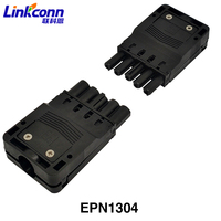 Connecteur Push-Pull avec contact en laiton EPN1304, connecteur de câblage électrique mâle/femelle 3, 4, 5 broches pour utilisation en prise