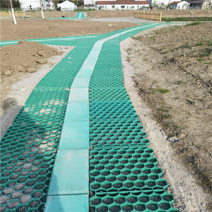 Cảnh quan và trồng cỏ gạch mái vườn công viên lát sỏi lưới bãi đậu xe nhựa cỏ lưới sân thiết kế đường - Product Image 5