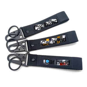 Tissé Logo Moto Durable Sangle Porte-clés Mousqueton Porte-clés Crochet Porte-clés Pour Vélos - Product Image 5