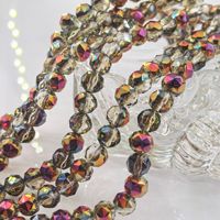 Perles en verre cristal rondes facettées de 8 mm de qualité supérieure pour la fabrication de bracelets, multicolores, Perles, Approvisionnement professionnel, Global Art