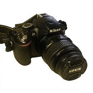 EOS <span class=keywords><strong>D3200</strong></span> + Lente de 18-55 mm mm Original Ni Kon Cámara Usada de Segunda Mano Cámara Digital Profesional DSLR - Product Image 1