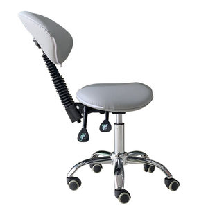 Sgabello da Laboratorio Ergonomico Antistatico di Alta Qualità <span class=keywords><strong>in</strong></span> Schiuma PU Nera, Regolabile, con Base Girevole, Design Portatile per Uso Commerciale - Product Image 2