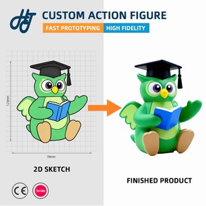 3D vers produit fini |   Figurine articulée en PVC personnalisée |   Support <span class=keywords><strong>de</strong></span> prototypage spécialisé 19Y SEDEX - Product Image 1