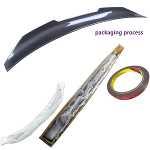 For B8.5 Sedan PSM Style Carbon Fiber <b>Rear</b> <b>Spoiler</b> Trunk Wing 2012-2016 - Product Image 6