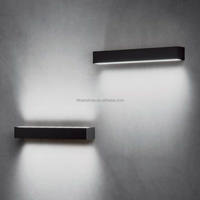 Applique murale extérieure LED moderne minimaliste SENZHAO, étanche IP65, pour villa, cour, porche, décoration extérieure