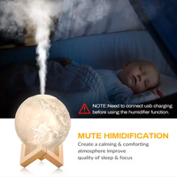 Mini humidificateur à ultrasons USB Portable diffuseur d'huile essentielle humidificateur d'air diffuseur de lune aromathérapie pour la maison et l'hôtel YS