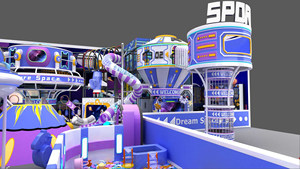 Équipement de terrain de jeu intérieur pour enfants, design élégant, fabrication directe, jeux interactifs personnalisés, <span class=keywords><strong>Mario</strong></span> Slide Ninja Course - Product Image 3