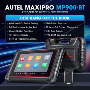 เครื่องมือวินิจฉัยรถยนต์ MaxiPRO MP900 BT อุปกรณ์อ่านโค้ดรถยนต์ระดับมืออาชีพ MP808 MP900BT ชุดอุปกรณ์สำหรับรถยนต์ทุกคัน เครื่องสแกน OBD2 - Product Image 3
