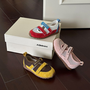 Nuove Scarpe Estive Primavera/Estate 2025 per Bambine, Traspiranti in Rete, Stile Coreano, con Strass e Chiusura a Strappo - Product Image 5