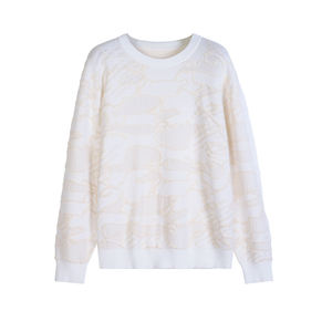 2025 LOGOTIPO personalizado OEM y ODM Textura Color sólido Jersey de hombre de alta calidad Suéter Transpirable Prendas de punto para hombre - Product Image 1