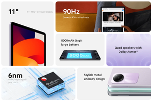 <span class=keywords><strong>Redmi</strong></span> <span class=keywords><strong>Pad</strong></span> SE Global <span class=keywords><strong>Xiaomi</strong></span> MIUI <span class=keywords><strong>Tablet</strong></span> 11 pulgadas 90Hz High Brush HD Screen Entertainment Office Learning <span class=keywords><strong>Tablet</strong></span> - Product Image 2