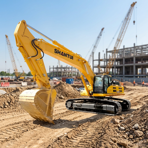 Excavatrice sur chenilles SE550LC de 55 tonnes, fabriquée en Chine, avec godet de 2 mètres cubes à 3 points d'attache, pour travaux miniers, de construction et de terrassement. - Product Image 5
