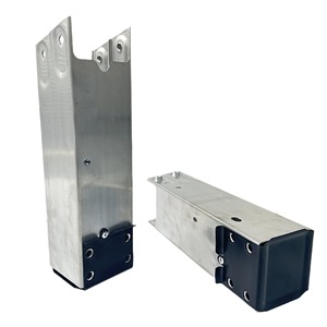 Tesla Model 1 Front Longitudinal Beam Head <b>Bracket</b> 1487461-00-D 148746200F <b>Silver</b> Left And Right - Product Image 4