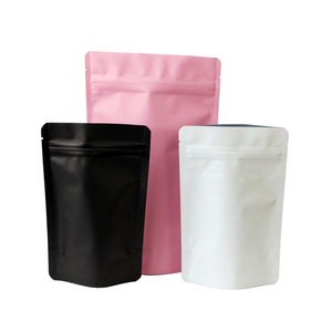 Black Zipper Bags Stand Up Zipper Bag Matte Black Stand Up Aluminum Foil Zipper Zip Lock Pouch Package Bags For Doypack Mylar Storage Zip Lock Food