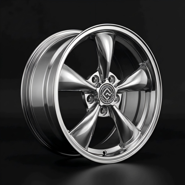 Classic 5-Spoke Forged Aluminium Alloy Wheels 18-22 Inch Polished Chrome Concave Design ZhiGu Brand Universal Fitment for